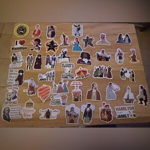 Hamilton Themed Sticker Set Count (44)
